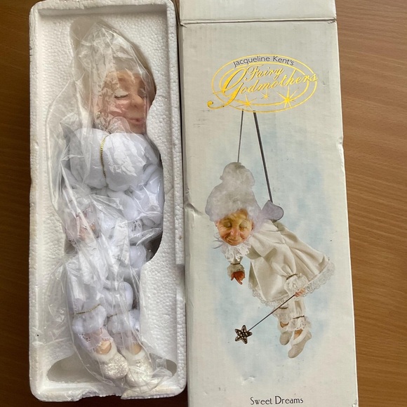 Jacqueline Kent JKC 2002 Sweet Dreams Fairy Godmother Hanging Doll Figurine